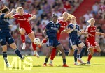 09.08.2026, Google Pixel Frauen-Bundesliga: Testspiel FC Bayern Frauen - Paris FC, im Sportpark Unterhaching, v.li: Magdalena Eriksson (FC Bayern München), Glodis Perla Viggosdottir (FC Bayern München) 