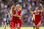 09.08.2026, Google Pixel Frauen-Bundesliga: Testspiel FC Bayern Frauen - Paris FC, im Sportpark Unterhaching, Pernille Harder (FC Bayern München) Torjubel 