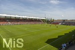 09.08.2026, Google Pixel Frauen-Bundesliga: Testspiel FC Bayern Frauen - Paris FC, im Sportpark Unterhaching, Erstes Heimspiel der FC Bayern Frauen in ihrem neuen Stadion. 