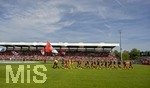 09.08.2026, Google Pixel Frauen-Bundesliga: Testspiel FC Bayern Frauen - Paris FC, im Sportpark Unterhaching, Erstes Heimspiel der FC Bayern Frauen in ihrem neuen Stadion. 