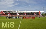 09.08.2026, Google Pixel Frauen-Bundesliga: Testspiel FC Bayern Frauen - Paris FC, im Sportpark Unterhaching, Erstes Heimspiel der FC Bayern Frauen in ihrem neuen Stadion. 