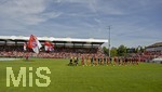 09.08.2026, Google Pixel Frauen-Bundesliga: Testspiel FC Bayern Frauen - Paris FC, im Sportpark Unterhaching, Erstes Heimspiel der FC Bayern Frauen in ihrem neuen Stadion. 