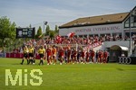 09.08.2026, Google Pixel Frauen-Bundesliga: Testspiel FC Bayern Frauen - Paris FC, im Sportpark Unterhaching, Erstes Heimspiel der FC Bayern Frauen in ihrem neuen Stadion. 