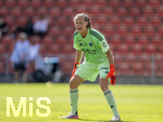 09.08.2026, Google Pixel Frauen-Bundesliga: Testspiel FC Bayern Frauen - Paris FC, im Sportpark Unterhaching,  Torhüterin Mylene Chavas (Paris)