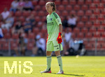 09.08.2026, Google Pixel Frauen-Bundesliga: Testspiel FC Bayern Frauen - Paris FC, im Sportpark Unterhaching,  Torhüterin Mylene Chavas (Paris)