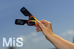 10.08.2026, Am Mittwoch 12.08.2026 wird es in Europa eine Sonnenfinsternis geben, dazu gibt es die zwingend erforderlichen Schutzfilter-Brillen mit Solar-Filter, damit die Augen kein dauernden Schäden davontragen beim Blick in die Sonne.