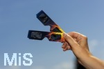 10.08.2026, Am Mittwoch 12.08.2026 wird es in Europa eine Sonnenfinsternis geben, dazu gibt es die zwingend erforderlichen Schutzfilter-Brillen mit Solar-Filter, damit die Augen kein dauernden Schäden davontragen beim Blick in die Sonne.