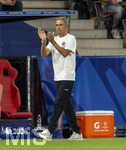 12.08.2026, Fussball UEFA-Supercup 2026: Finale in Salzburg (Österreich), Paris St. Germain - Aston Villa, in der Red Bull Arena (Wals bei Salzburg). Trainer Luis Enrique (FC Paris Saint-Germain) am Spielfeldrand 