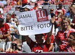 15.08.2026, Fussball Bundesliga 2026/2027, Testspiel Telecom-Cup, FC Bayern München - RB Leipzig, in der Allianz-Arena München, Jamal Musiala (Bayern München) bitte ein Foto
