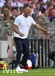 15.08.2026, Fussball Bundesliga 2026/2027, Testspiel Telecom-Cup, FC Bayern München - RB Leipzig, in der Allianz-Arena München, Trainer Martin Demichelis (RB Leipzig) in Rage