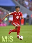 15.08.2026, Fussball Bundesliga 2026/2027, Testspiel Telecom-Cup, FC Bayern München - RB Leipzig, in der Allianz-Arena München, Maycon Cardozo (Bayern München) am Ball.