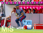 15.08.2026, Fussball Bundesliga 2026/2027, Testspiel Telecom-Cup, FC Bayern München - RB Leipzig, in der Allianz-Arena München, Trainer Vincent Kompany (FC Bayern München) in Rage
