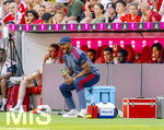 15.08.2026, Fussball Bundesliga 2026/2027, Testspiel Telecom-Cup, FC Bayern München - RB Leipzig, in der Allianz-Arena München, Trainer Vincent Kompany (FC Bayern München) in Rage