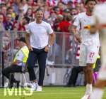15.08.2026, Fussball Bundesliga 2026/2027, Testspiel Telecom-Cup, FC Bayern München - RB Leipzig, in der Allianz-Arena München, Trainer Martin Demichelis (RB Leipzig) am Spielfeldrand 