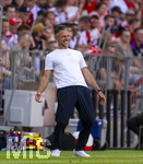 15.08.2026, Fussball Bundesliga 2026/2027, Testspiel Telecom-Cup, FC Bayern München - RB Leipzig, in der Allianz-Arena München, Trainer Martin Demichelis (RB Leipzig) am Spielfeldrand 