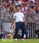 15.08.2026, Fussball Bundesliga 2026/2027, Testspiel Telecom-Cup, FC Bayern München - RB Leipzig, in der Allianz-Arena München, Trainer Martin Demichelis (RB Leipzig) am Spielfeldrand 