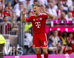 15.08.2026, Fussball Bundesliga 2026/2027, Testspiel Telecom-Cup, FC Bayern München - RB Leipzig, in der Allianz-Arena München, Joshua Kimmich (FC Bayern München) in Rage