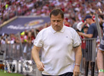 15.08.2026, Fussball Bundesliga 2026/2027, Testspiel Telecom-Cup, FC Bayern München - RB Leipzig, in der Allianz-Arena München, Sportvorstand Max Eberl (Bayern München) nachdenklich 