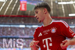 15.08.2026, Fussball Bundesliga 2026/2027, Testspiel Telecom-Cup, FC Bayern München - RB Leipzig, in der Allianz-Arena München, Tim Binder (Bayern München) nachdenklich 