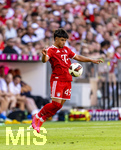 15.08.2026, Fussball Bundesliga 2026/2027, Testspiel Telecom-Cup, FC Bayern München - RB Leipzig, in der Allianz-Arena München, Maycon Cardozo (Bayern München) am Ball 