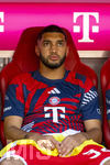 15.08.2026, Fussball Bundesliga 2026/2027, Testspiel Telecom-Cup, FC Bayern München - RB Leipzig, in der Allianz-Arena München, Ismael Saibari (FC Bayern München) auf der Bank