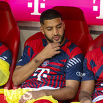 15.08.2026, Fussball Bundesliga 2026/2027, Testspiel Telecom-Cup, FC Bayern München - RB Leipzig, in der Allianz-Arena München, Ismael Saibari (FC Bayern München) auf der Bank, 