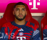 15.08.2026, Fussball Bundesliga 2026/2027, Testspiel Telecom-Cup, FC Bayern München - RB Leipzig, in der Allianz-Arena München, Ismael Saibari (FC Bayern München) auf der Bank
