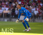 15.08.2026, Fussball Bundesliga 2026/2027, Testspiel Telecom-Cup, FC Bayern München - RB Leipzig, in der Allianz-Arena München, Torwart Maarten Vandevoordt (RB Leipzig) 