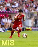 15.08.2026, Fussball Bundesliga 2026/2027, Testspiel Telecom-Cup, FC Bayern München - RB Leipzig, in der Allianz-Arena München, Maycon Cardozo (Bayern München) am Ball 