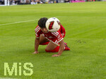 15.08.2026, Fussball Bundesliga 2026/2027, Testspiel Telecom-Cup, FC Bayern München - RB Leipzig, in der Allianz-Arena München, Maycon Cardozo (Bayern München) am Ball 