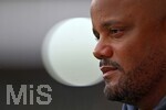 18.08.2026, Fussball Bundesliga 2026/2027, Testspiel, 1.FC Heidenheim - FC Bayern München, in der Voith-Arena Heidenheim, Trainer Vincent Kompany (FC Bayern München) zufrieden.