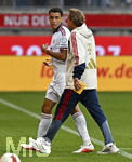 18.08.2026, Fussball Bundesliga 2026/2027, Testspiel, 1.FC Heidenheim - FC Bayern München, in der Voith-Arena Heidenheim, Jamal Musiala (Bayern München) geht aus dem Spiel