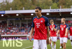 18.08.2026, Fussball Bundesliga 2026/2027, Testspiel, 1.FC Heidenheim - FC Bayern München, in der Voith-Arena Heidenheim,  Jamal Musiala (Bayern München) nachdenklich 