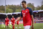 18.08.2026, Fussball Bundesliga 2026/2027, Testspiel, 1.FC Heidenheim - FC Bayern München, in der Voith-Arena Heidenheim,  Jamal Musiala (Bayern München) nachdenklich 