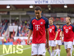 18.08.2026, Fussball Bundesliga 2026/2027, Testspiel, 1.FC Heidenheim - FC Bayern München, in der Voith-Arena Heidenheim,  Jamal Musiala (Bayern München) nachdenklich 