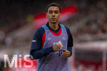 18.08.2026, Fussball Bundesliga 2026/2027, Testspiel, 1.FC Heidenheim - FC Bayern München, in der Voith-Arena Heidenheim, Jamal Musiala (Bayern München) beim Aufwärmen.