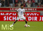 18.08.2026, Fussball Bundesliga 2026/2027, Testspiel, 1.FC Heidenheim - FC Bayern München, in der Voith-Arena Heidenheim, Nathaniel Brown (FC Bayern München) am Ball 