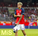 18.08.2026, Fussball Bundesliga 2026/2027, Testspiel, 1.FC Heidenheim - FC Bayern München, in der Voith-Arena Heidenheim, Luis Diaz (FC Bayern München) 