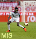 18.08.2026, Fussball Bundesliga 2026/2027, Testspiel, 1.FC Heidenheim - FC Bayern München, in der Voith-Arena Heidenheim, Bara Sapoko Ndiaye (Bayern München) am Ball 