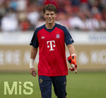 18.08.2026, Fussball Bundesliga 2026/2027, Testspiel, 1.FC Heidenheim - FC Bayern München, in der Voith-Arena Heidenheim, Ersatz-Torwart Janis Bärtl (FC Bayern München) 
