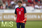 18.08.2026, Fussball Bundesliga 2026/2027, Testspiel, 1.FC Heidenheim - FC Bayern München, in der Voith-Arena Heidenheim, Ersatz-Torwart Janis Bärtl (FC Bayern München) 