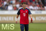 18.08.2026, Fussball Bundesliga 2026/2027, Testspiel, 1.FC Heidenheim - FC Bayern München, in der Voith-Arena Heidenheim, Ersatz-Torwart Janis Bärtl (FC Bayern München) 
