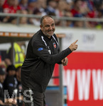 18.08.2026, Fussball Bundesliga 2026/2027, Testspiel, 1.FC Heidenheim - FC Bayern München, in der Voith-Arena Heidenheim, Trainer Frank Schmidt (1. FC Heidenheim 1846) 