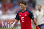 18.08.2026, Fussball Bundesliga 2026/2027, Testspiel, 1.FC Heidenheim - FC Bayern München, in der Voith-Arena Heidenheim, Ersatz-Torwart Janis Bärtl (FC Bayern München) 