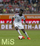 18.08.2026, Fussball Bundesliga 2026/2027, Testspiel, 1.FC Heidenheim - FC Bayern München, in der Voith-Arena Heidenheim, Bara Sapoko Ndiaye (Bayern München) am Ball 