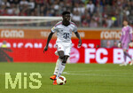 18.08.2026, Fussball Bundesliga 2026/2027, Testspiel, 1.FC Heidenheim - FC Bayern München, in der Voith-Arena Heidenheim, Bara Sapoko Ndiaye (Bayern München) am Ball 