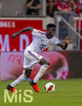 18.08.2026, Fussball Bundesliga 2026/2027, Testspiel, 1.FC Heidenheim - FC Bayern München, in der Voith-Arena Heidenheim, Bara Sapoko Ndiaye (Bayern München) am Ball 