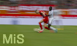 18.08.2026, Fussball Bundesliga 2026/2027, Testspiel, 1.FC Heidenheim - FC Bayern München, in der Voith-Arena Heidenheim, Zweikampf 