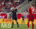 18.08.2026, Fussball Bundesliga 2026/2027, Testspiel, 1.FC Heidenheim - FC Bayern München, in der Voith-Arena Heidenheim, Schiedsrichter Martin Petersen