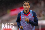 18.08.2026, Fussball Bundesliga 2026/2027, Testspiel, 1.FC Heidenheim - FC Bayern München, in der Voith-Arena Heidenheim, Jamal Musiala (Bayern München) beim Aufwärmen